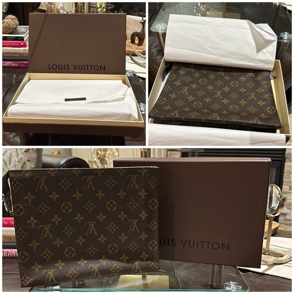 Authentic Louis Vuitton Vintage Monogram Toiletry 26 Beautiful Vintage Pouch 🔥 - Picture 6 of 13